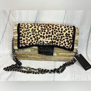 NWT- Kooreloo Authentic- New Yorker Leo in Beige- Handbag- MSRP $995